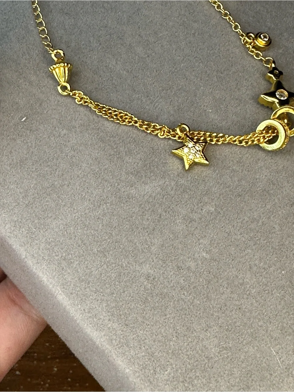 Gold-Tone Star Charm Bracelet - Women Jewelry